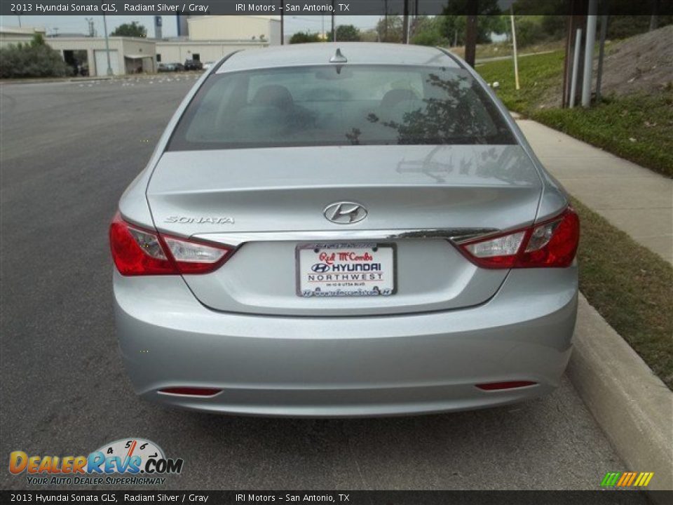 2013 Hyundai Sonata GLS Radiant Silver / Gray Photo #5