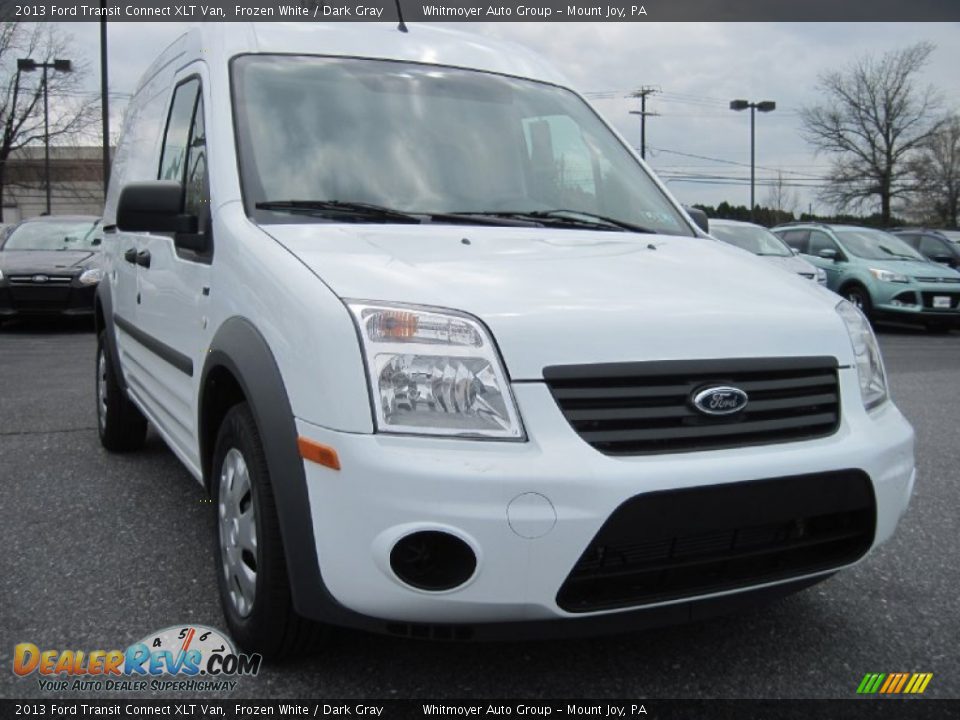 2013 Ford Transit Connect XLT Van Frozen White / Dark Gray Photo #1