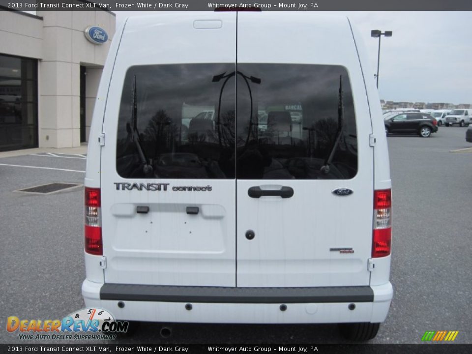 2013 Ford Transit Connect XLT Van Frozen White / Dark Gray Photo #3