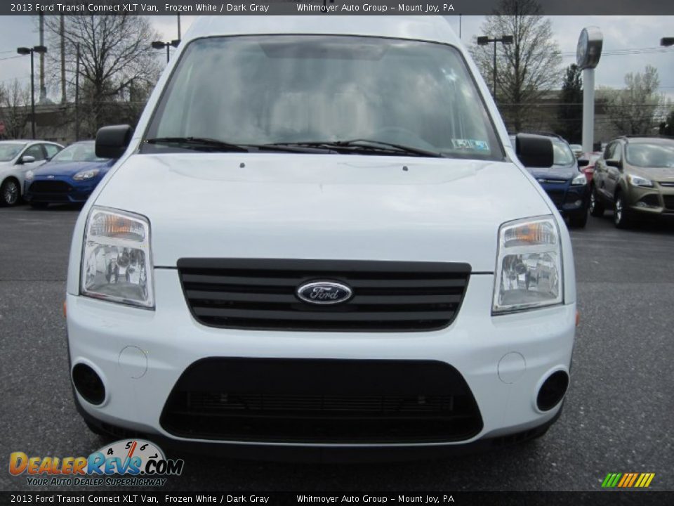 2013 Ford Transit Connect XLT Van Frozen White / Dark Gray Photo #4