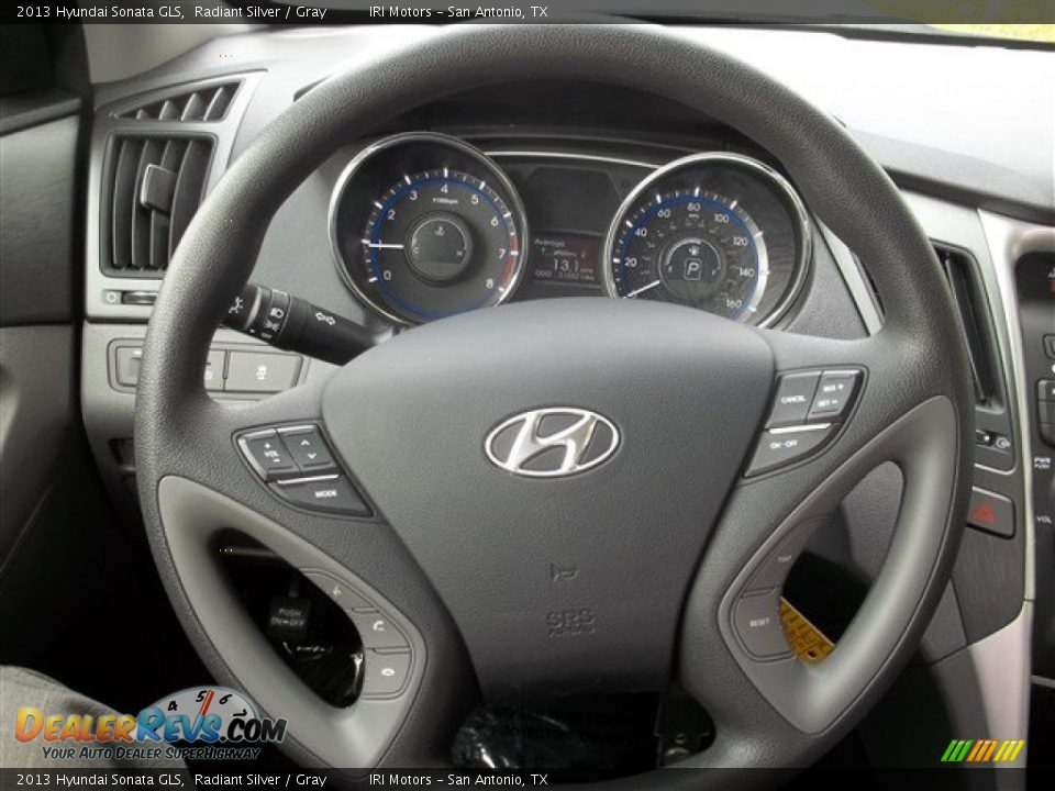 2013 Hyundai Sonata GLS Radiant Silver / Gray Photo #10
