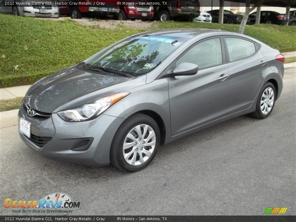 2012 Hyundai Elantra GLS Harbor Gray Metallic / Gray Photo #2