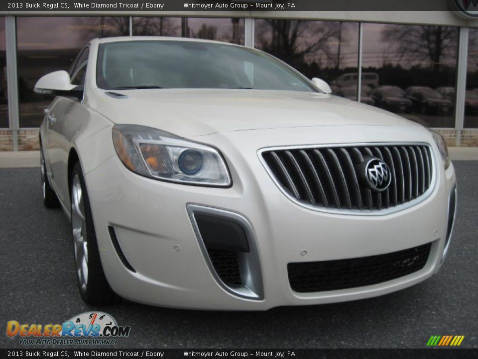 2013 Buick Regal GS White Diamond Tricoat / Ebony Photo #1