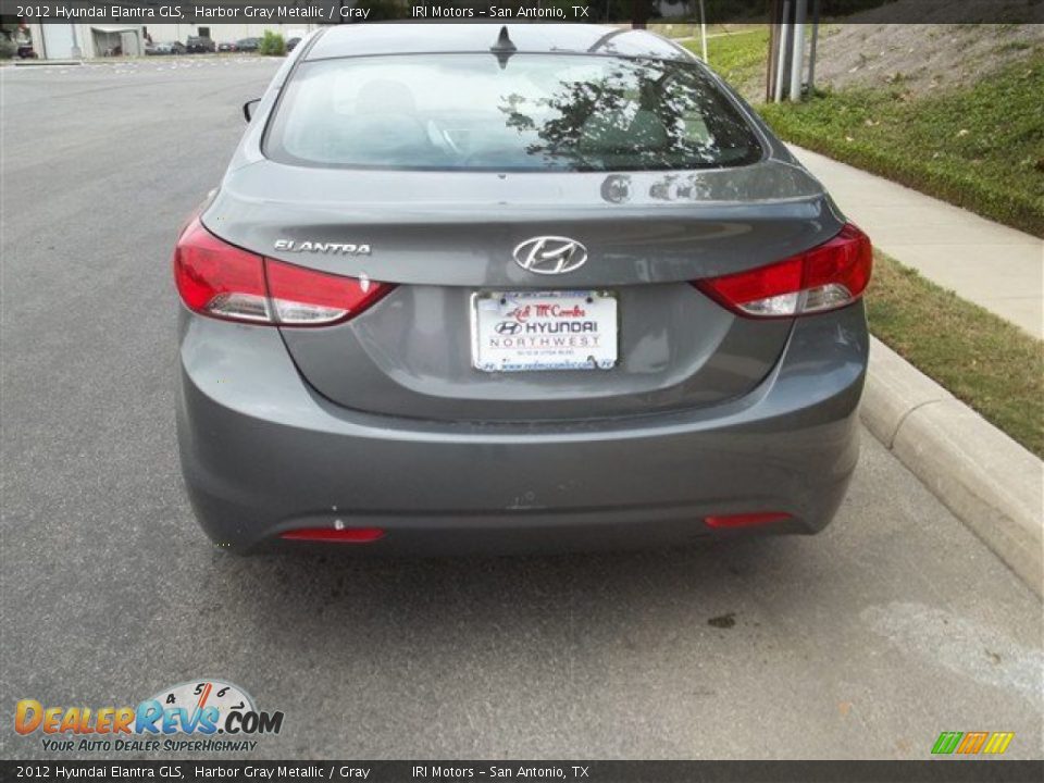 2012 Hyundai Elantra GLS Harbor Gray Metallic / Gray Photo #4