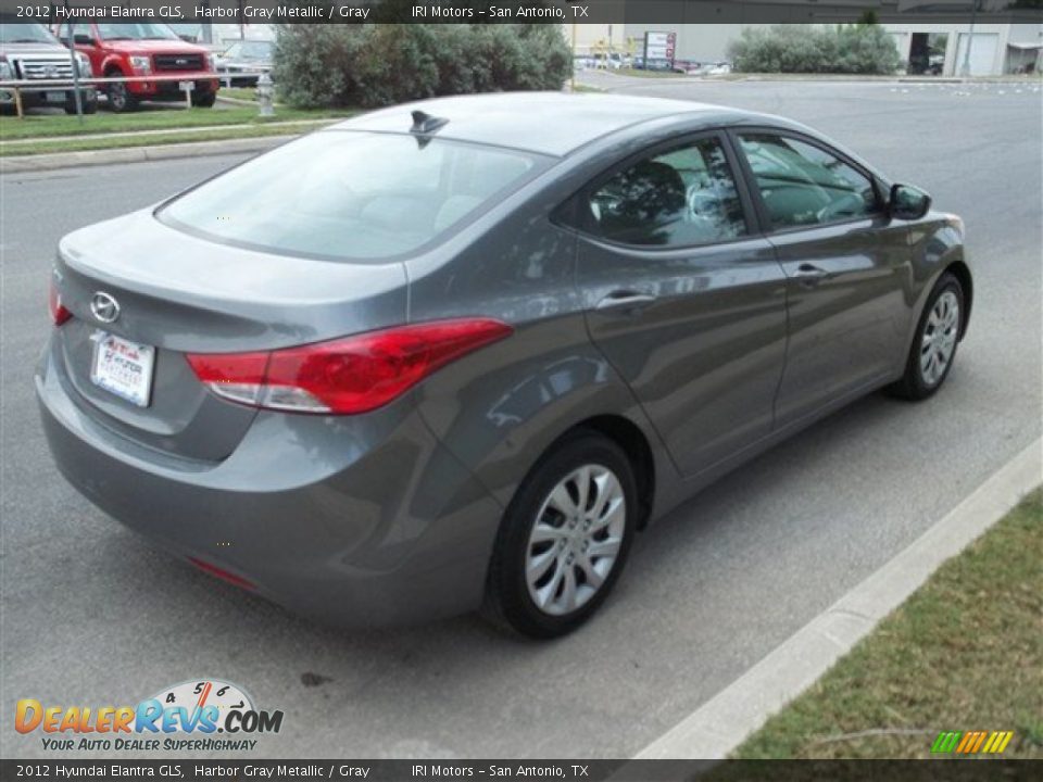 2012 Hyundai Elantra GLS Harbor Gray Metallic / Gray Photo #5