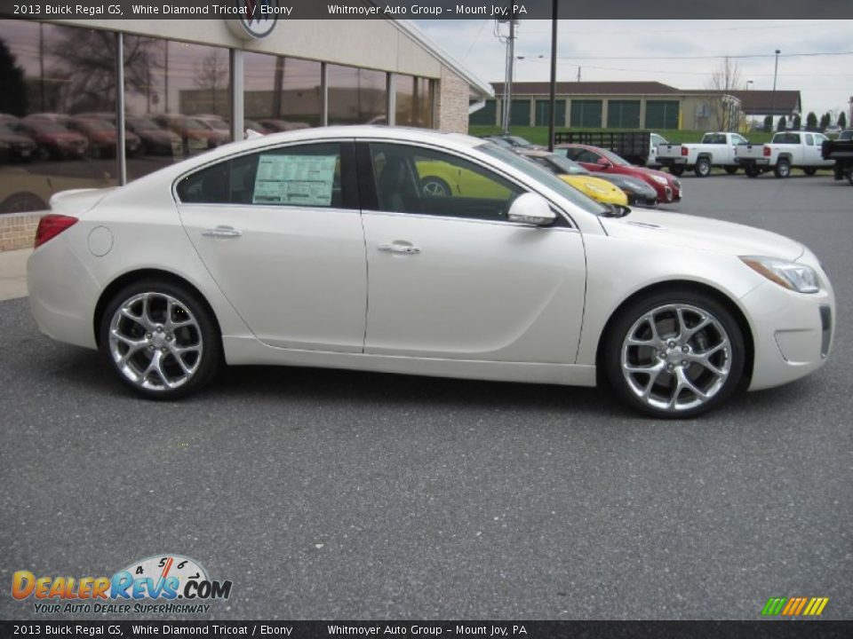 White Diamond Tricoat 2013 Buick Regal GS Photo #2