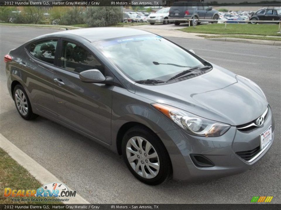 2012 Hyundai Elantra GLS Harbor Gray Metallic / Gray Photo #6
