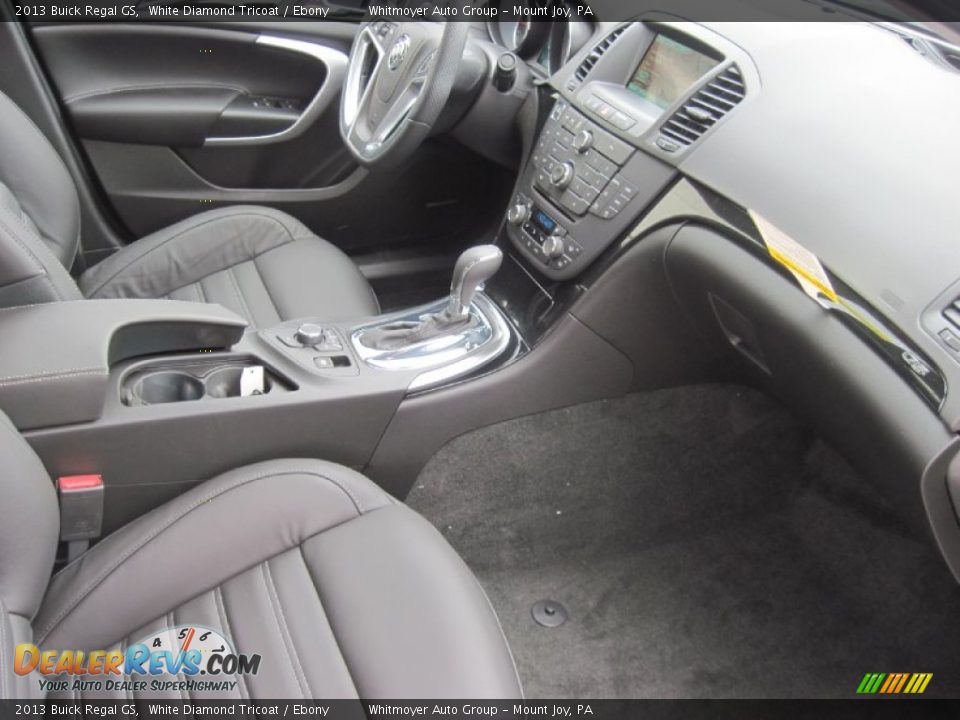 Ebony Interior - 2013 Buick Regal GS Photo #4
