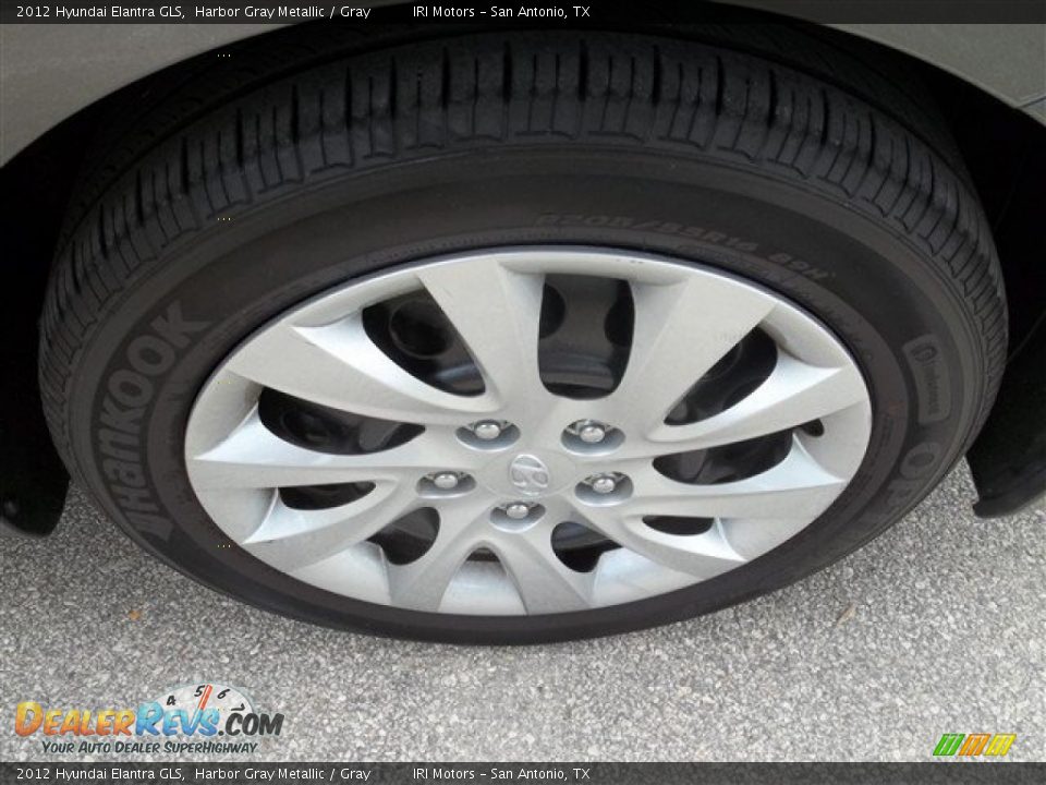 2012 Hyundai Elantra GLS Harbor Gray Metallic / Gray Photo #7