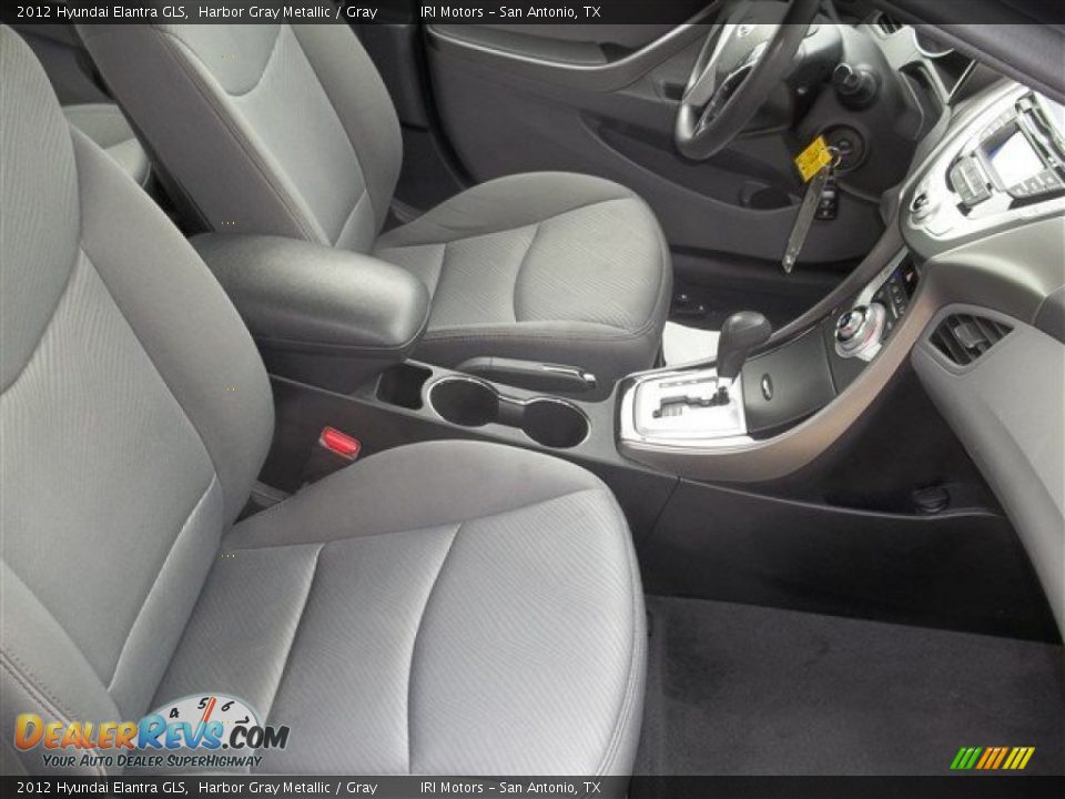 2012 Hyundai Elantra GLS Harbor Gray Metallic / Gray Photo #8