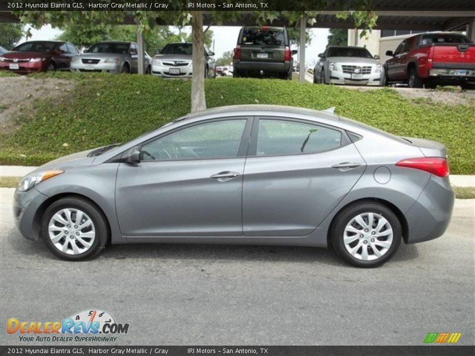 2012 Hyundai Elantra GLS Harbor Gray Metallic / Gray Photo #3