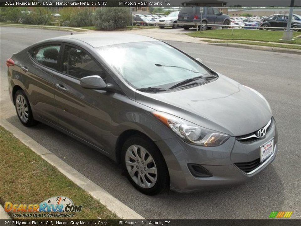 2012 Hyundai Elantra GLS Harbor Gray Metallic / Gray Photo #6