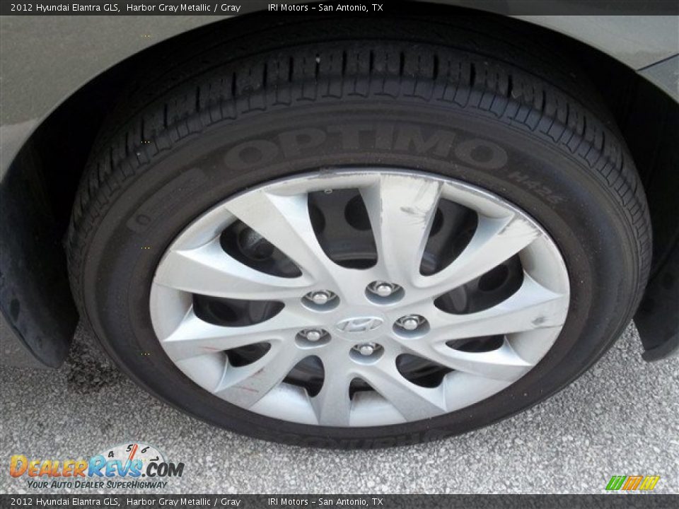 2012 Hyundai Elantra GLS Harbor Gray Metallic / Gray Photo #7