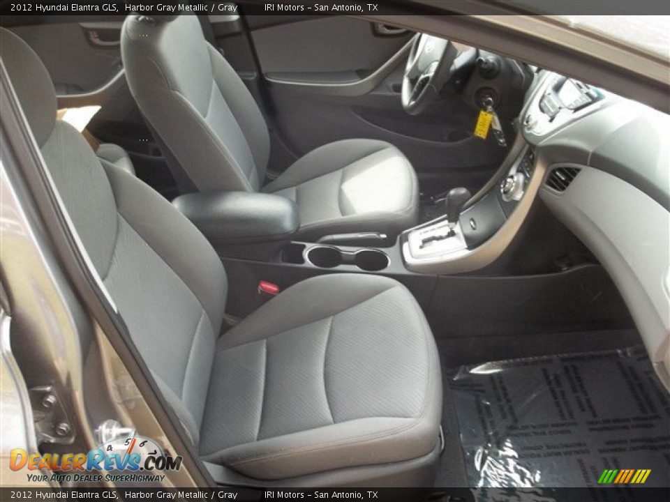 2012 Hyundai Elantra GLS Harbor Gray Metallic / Gray Photo #8