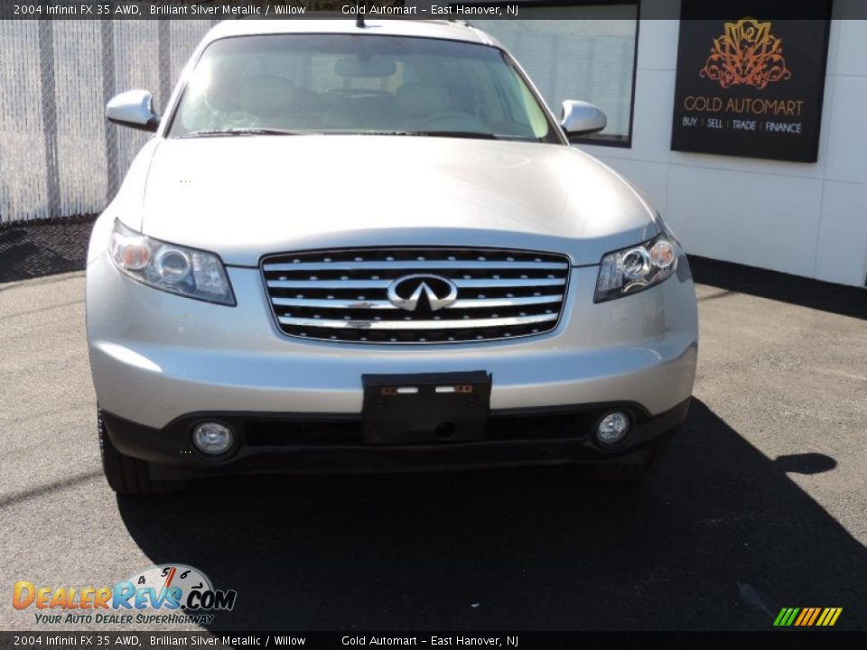 2004 Infiniti FX 35 AWD Brilliant Silver Metallic / Willow Photo #2