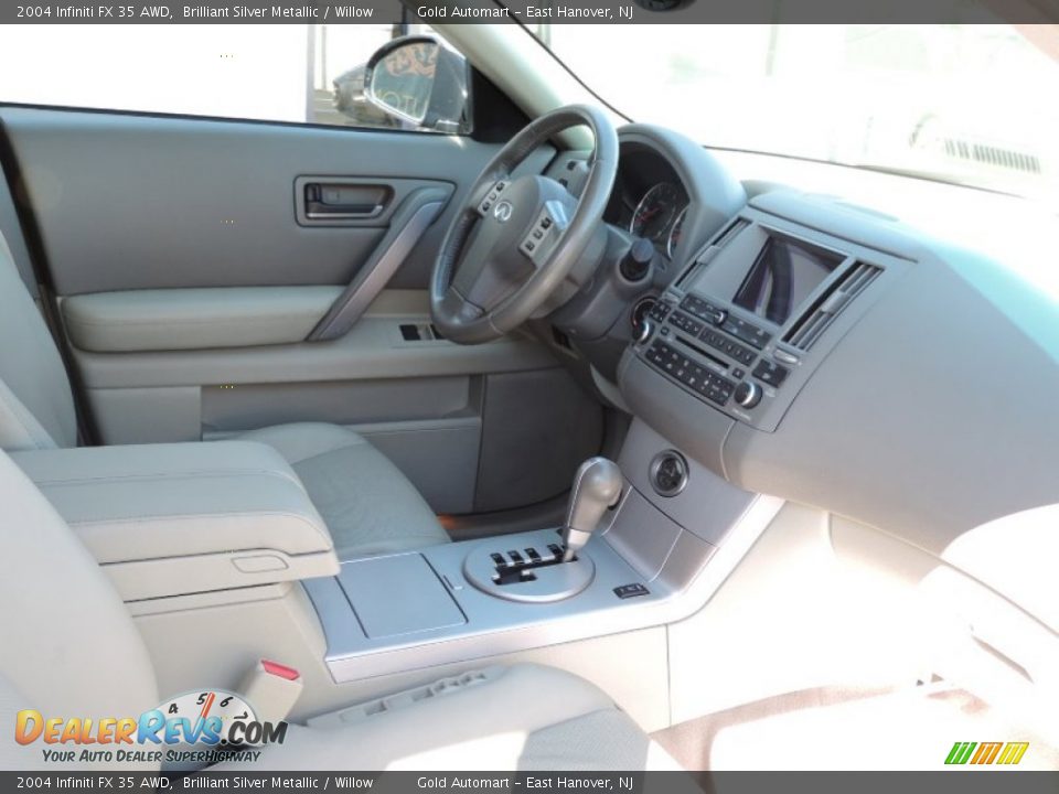 2004 Infiniti FX 35 AWD Brilliant Silver Metallic / Willow Photo #4