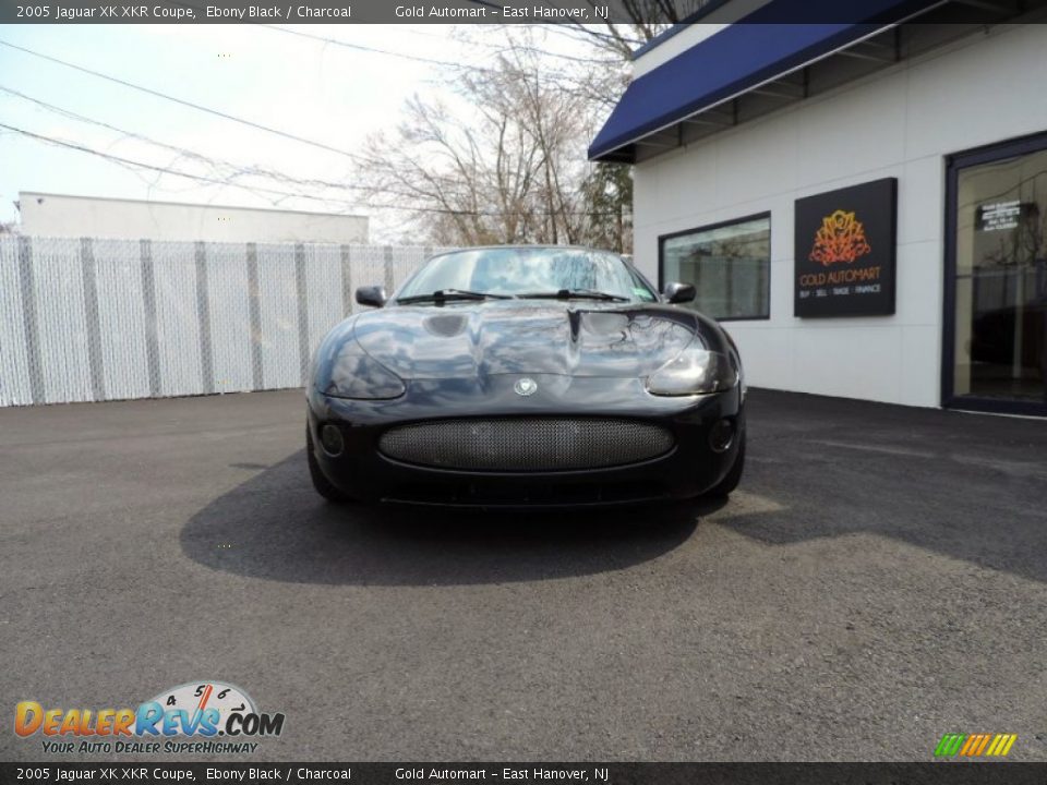 2005 Jaguar XK XKR Coupe Ebony Black / Charcoal Photo #1