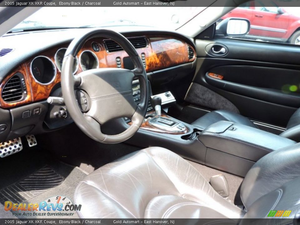 2005 Jaguar XK XKR Coupe Ebony Black / Charcoal Photo #3