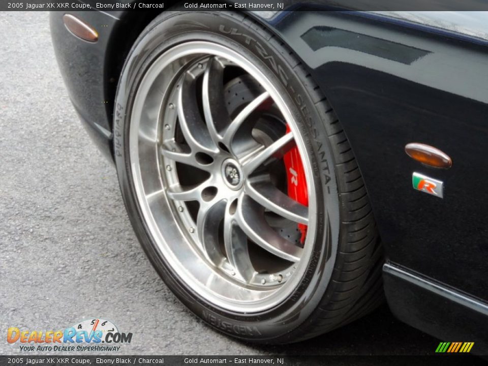 2005 Jaguar XK XKR Coupe Ebony Black / Charcoal Photo #4