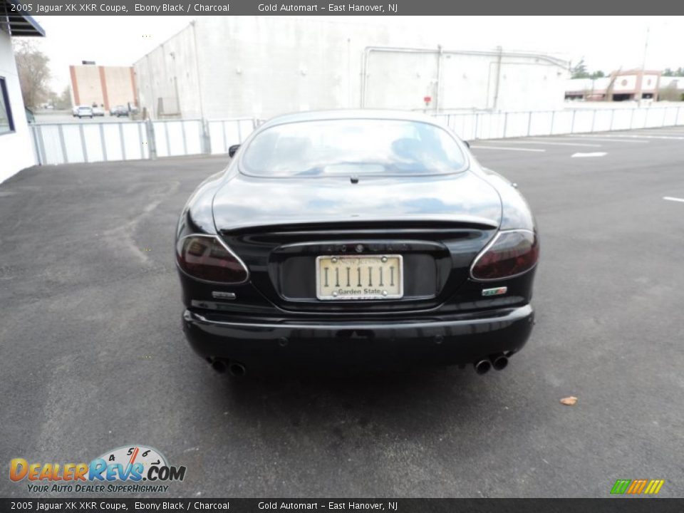 2005 Jaguar XK XKR Coupe Ebony Black / Charcoal Photo #5