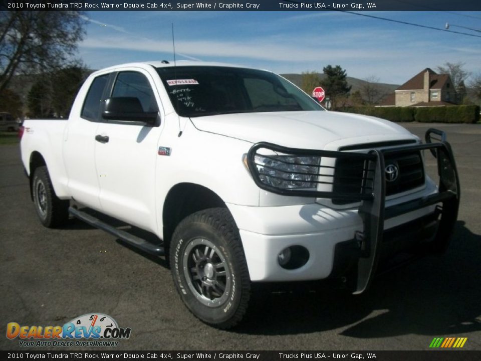 2010 Toyota Tundra TRD Rock Warrior Double Cab 4x4 Super White