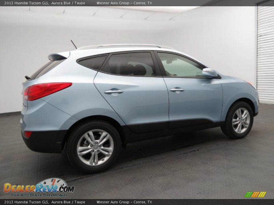 2013 Hyundai Tucson GLS Aurora Blue / Taupe Photo #2