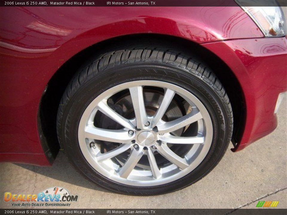 2006 Lexus IS 250 AWD Matador Red Mica / Black Photo #4
