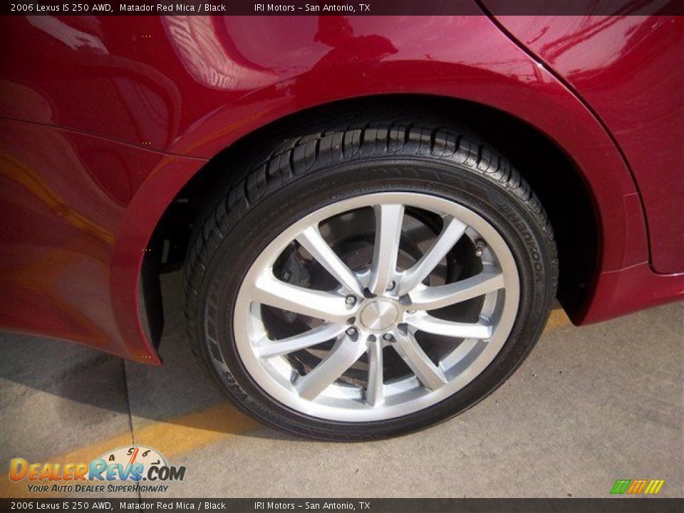 2006 Lexus IS 250 AWD Matador Red Mica / Black Photo #5