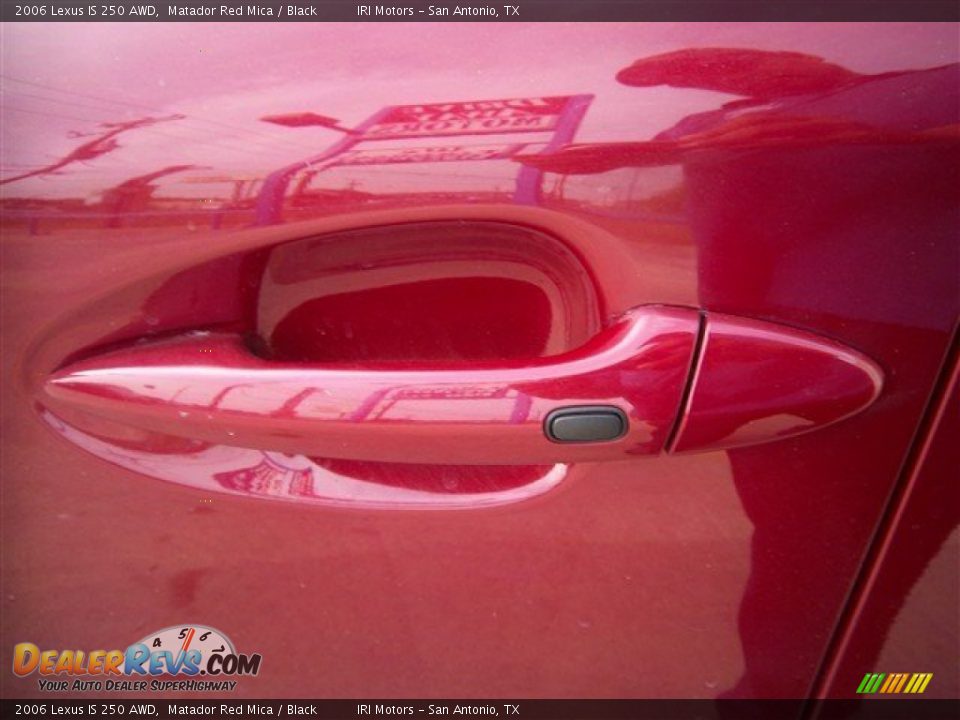 2006 Lexus IS 250 AWD Matador Red Mica / Black Photo #10