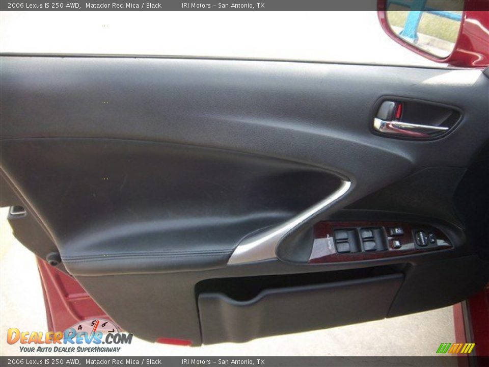 2006 Lexus IS 250 AWD Matador Red Mica / Black Photo #11