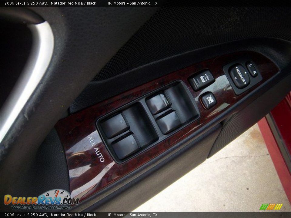 2006 Lexus IS 250 AWD Matador Red Mica / Black Photo #12
