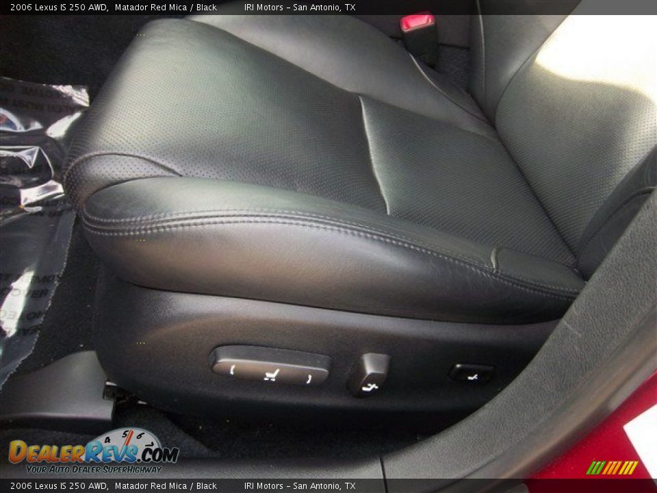 2006 Lexus IS 250 AWD Matador Red Mica / Black Photo #14