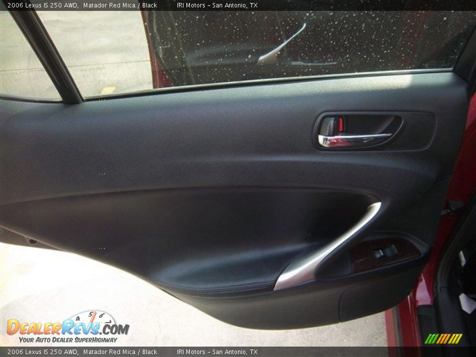 2006 Lexus IS 250 AWD Matador Red Mica / Black Photo #15