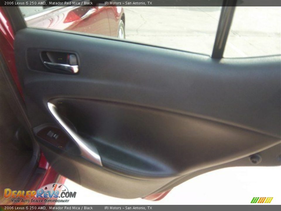 2006 Lexus IS 250 AWD Matador Red Mica / Black Photo #17