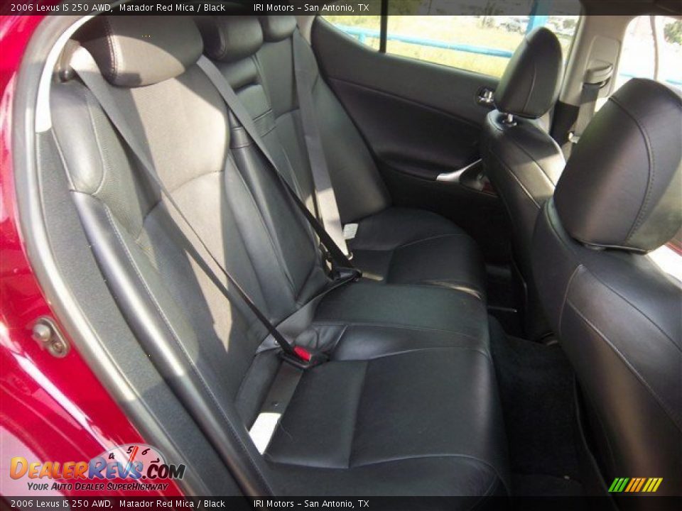 2006 Lexus IS 250 AWD Matador Red Mica / Black Photo #18