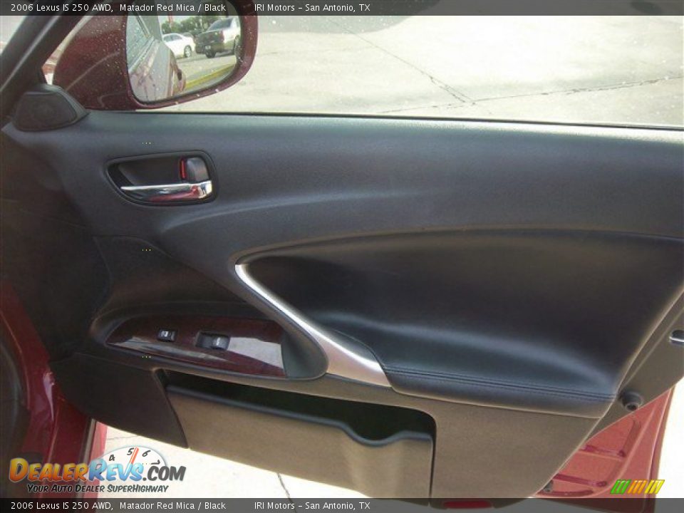 2006 Lexus IS 250 AWD Matador Red Mica / Black Photo #19
