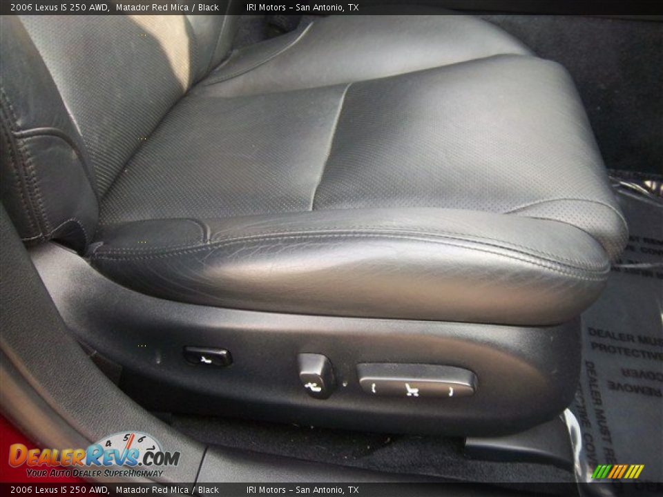 2006 Lexus IS 250 AWD Matador Red Mica / Black Photo #21