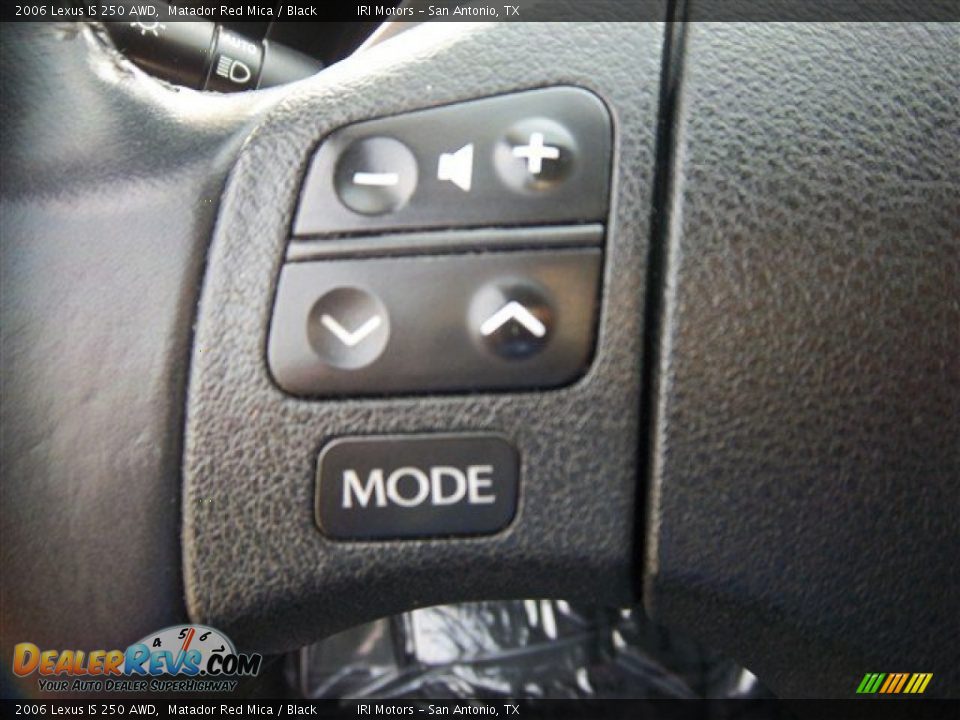 2006 Lexus IS 250 AWD Matador Red Mica / Black Photo #23