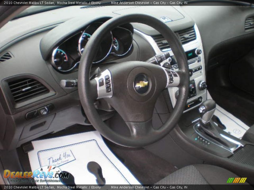 2010 Chevrolet Malibu LT Sedan Mocha Steel Metallic / Ebony Photo #15