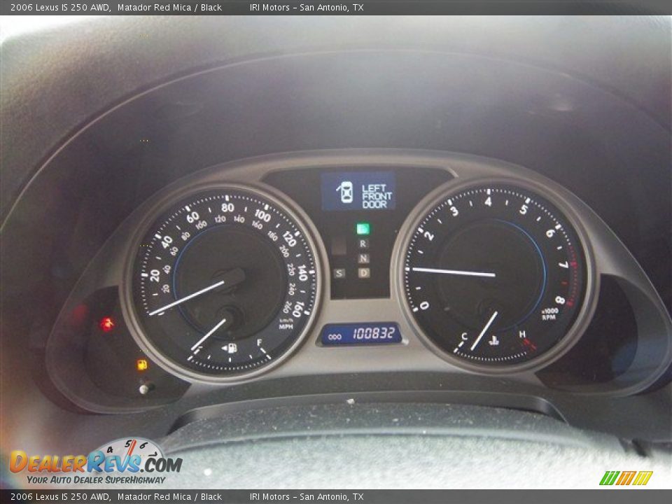 2006 Lexus IS 250 AWD Matador Red Mica / Black Photo #24