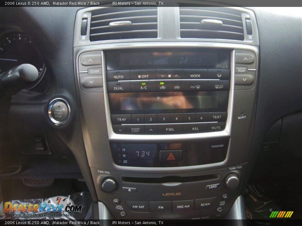 2006 Lexus IS 250 AWD Matador Red Mica / Black Photo #25
