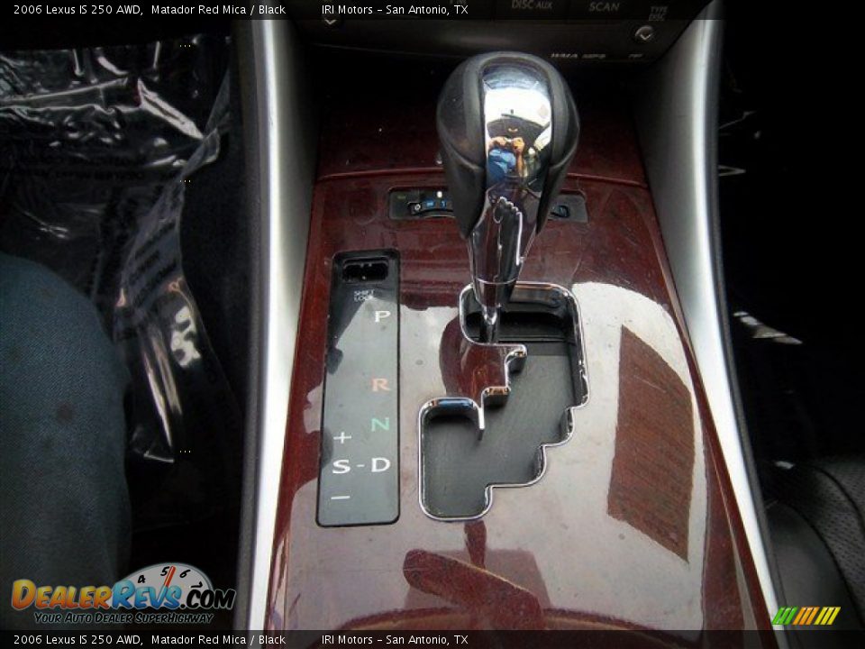 2006 Lexus IS 250 AWD Matador Red Mica / Black Photo #26