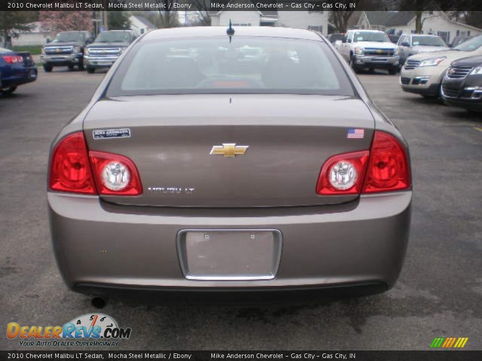 2010 Chevrolet Malibu LT Sedan Mocha Steel Metallic / Ebony Photo #17
