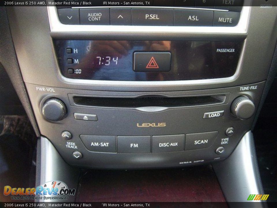 2006 Lexus IS 250 AWD Matador Red Mica / Black Photo #28