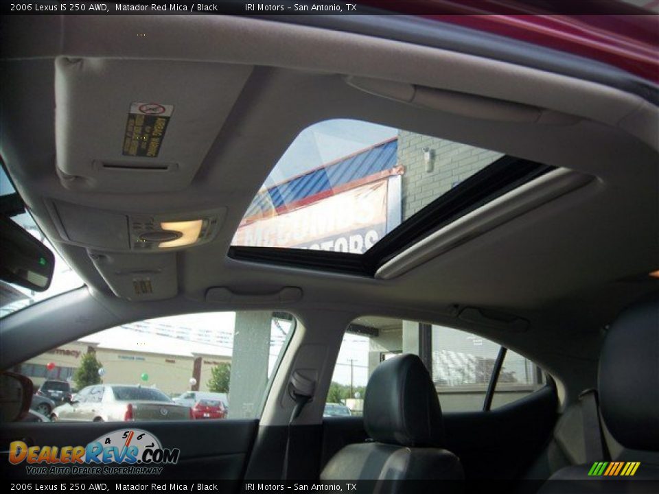 2006 Lexus IS 250 AWD Matador Red Mica / Black Photo #30