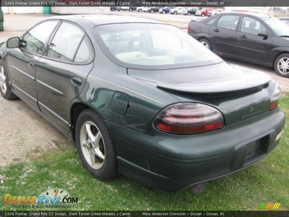 Dark Forest Green Metallic 1999 Pontiac Grand Prix GT Sedan Photo #4