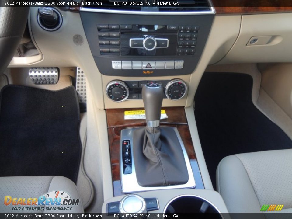 2012 Mercedes-Benz C 300 Sport 4Matic Black / Ash Photo #10