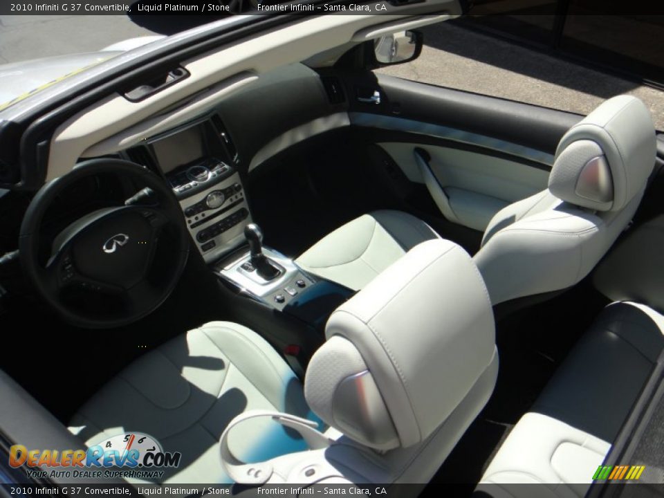 2010 Infiniti G 37 Convertible Liquid Platinum / Stone Photo #6