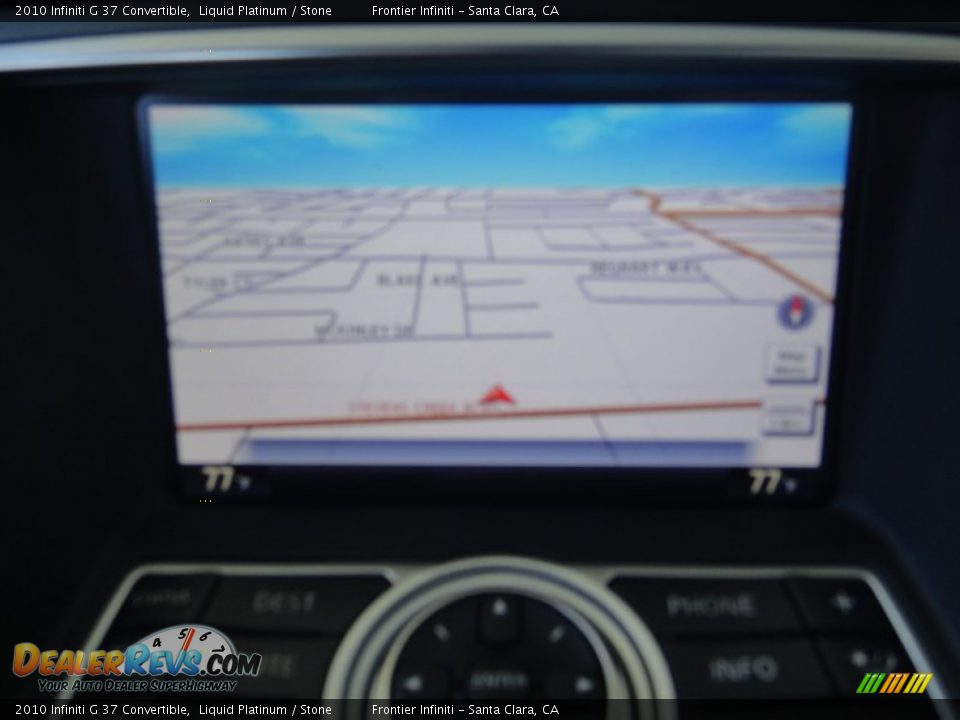 2010 Infiniti G 37 Convertible Liquid Platinum / Stone Photo #9