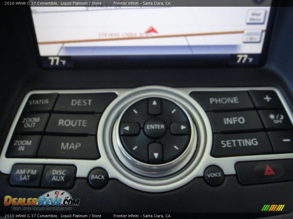 2010 Infiniti G 37 Convertible Liquid Platinum / Stone Photo #10